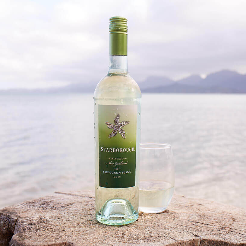 Starborough bottle on rocks